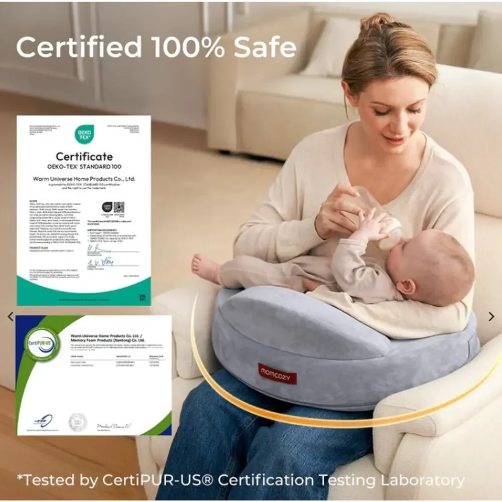 NWOT Momcozy MaxSupport Nursing Pillow breastfeeding - Picture 5 of 8